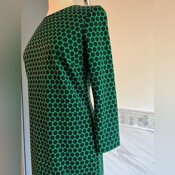 Michael Kors Green Navy Jersey Ponte Dress - Picture 4 of 9